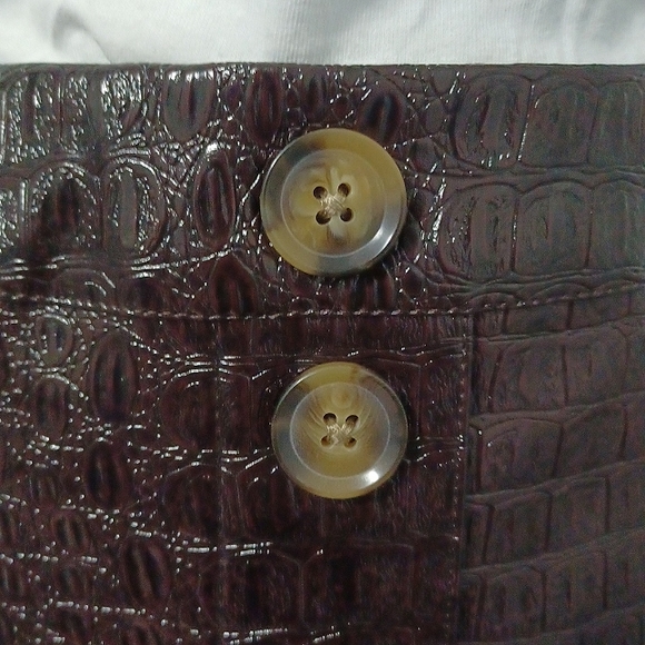 Rachel Comey Brown Long Pencil Skirt with Buttons and Pockets - Picture 4 of 13